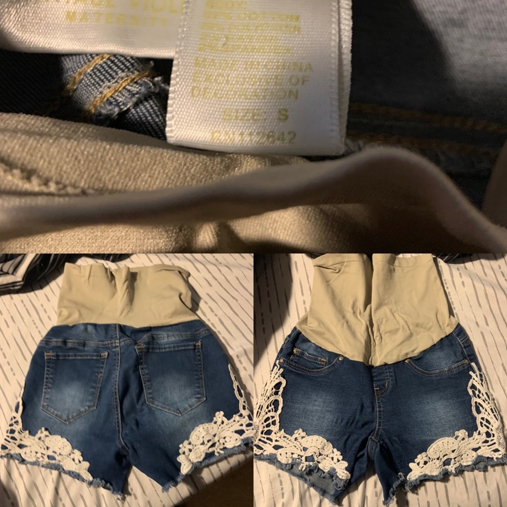 Small/medium over the belly maternity short